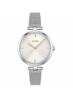 Montre Femme Boss Business en Métal Argenté Ref 1502653