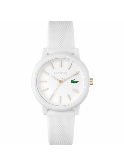 Montre Femme Lacoste 12.12 en Plastique Blanc Ref 2001211