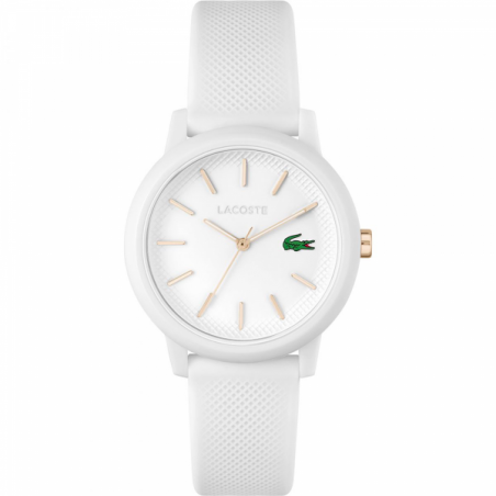 Montre Femme Lacoste 12.12 en Plastique Blanc Ref 2001211