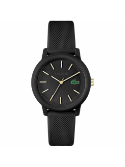 Montre Femme Lacoste 12.12 en Plastique Noir Ref 2001212