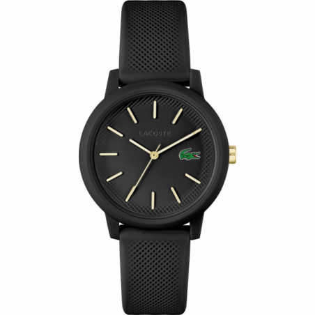 Montre Femme Lacoste 12.12 en Plastique Noir Ref 2001212