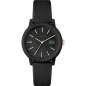 Lacoste - Montre Femme - Boitier Résine Noir - Bracelet Plastique Noir - Ref 2001212