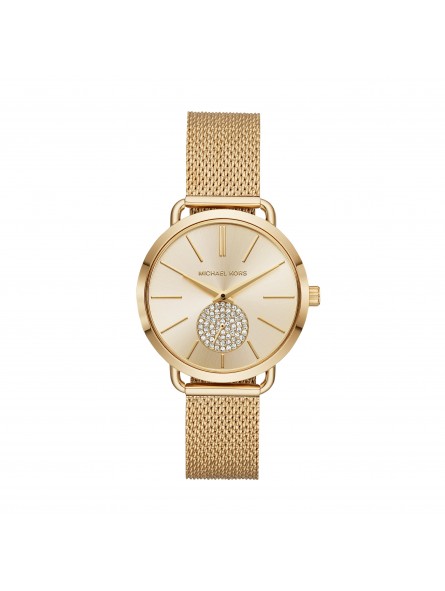 Montre Femme Michael Kors Portia Dorée maille milanaise - MK3844