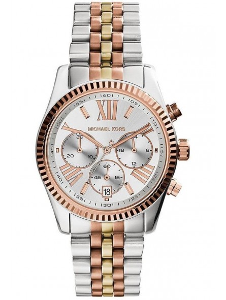 Montre Femme Michael Kors Lexington en Acier Tricolore Ref MK5735