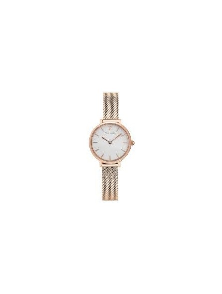 Montre Femme Pierre Lannier Nova Blanc Or Rose Milanais - 014J928