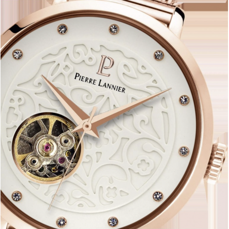 Montre Femme Pierre Lannier Eolia Coeur Ouvert Or Rose - 310F908