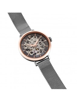 Montre Femme Automatique Pierre Lannier Acier PVD Noir Or Rose  - 314C988