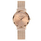Pierre Lannier - Montre F - Boîtier Acier Doré Rose - Bracelet Acier Rose - Ref 010P958