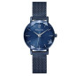 Pierre Lannier - Montre F Multiples - Boîtier Acier Bleu - Bracelet Acier Bleu - Ref 010P968