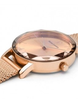 Pierre Lannier - Montre F - Boîtier Acier Doré Rose - Bracelet Acier Rose - Ref 010P958
