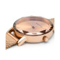 Pierre Lannier - Montre F - Boîtier Acier Doré Rose - Bracelet Acier Rose - Ref 010P958