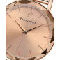 Pierre Lannier - Montre F - Boîtier Acier Doré Rose - Bracelet Acier Rose - Ref 010P958