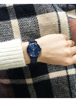 Montre Femme Pierre Lannier Multiples en Acier Bleu Ref 010P968