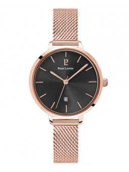 Montre Femme Pierre Lannier Echo Cadran Gris Maille Milanaise Rose - 032K938