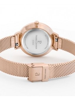 Montre Femme Pierre Lannier Echo Cadran Gris Maille Milanaise Rose - 032K938
