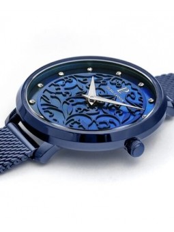 Montre Femme Pierre Lannier Eolia Bleue Mailles Milanaises Bleues - 045L968