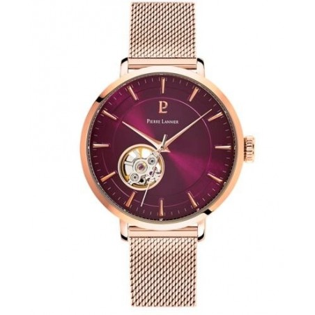 Montre Femme Automatique Pierre Lannier Automatic en Acier Doré Rose Ref 307F988