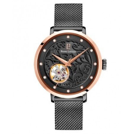 Montre Femme Pierre Lannier Eolia Acier PVD Gris- 310F988