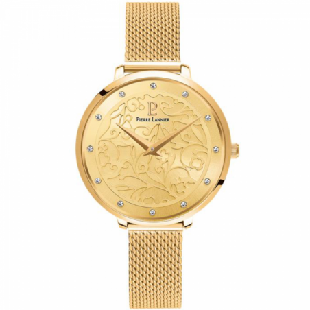 Montre Femme Pierre Lannier Eolia en Métal Doré Ref 041K548