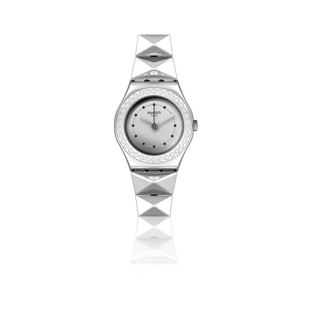 Montre Femme Swatch Irony Swatch Lilibling Grey Gris Strass - YSS339G