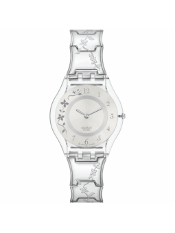 Montre Femme Swatch Skin Classic Biosourced en Métal Argenté Ref SS08K100G