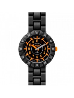 Montre Enfant Flik Flak Catch U en Plastique Noir Ref FCSP093