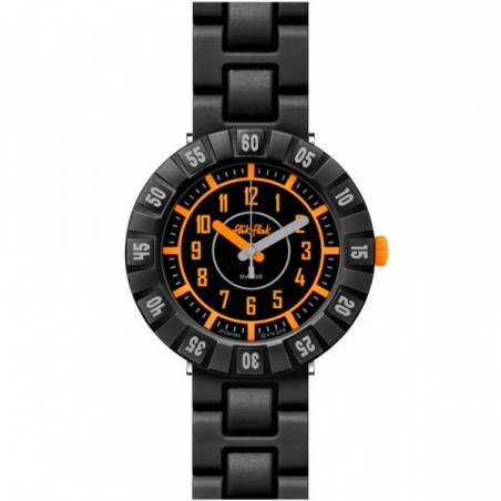 Montre Enfant Flik Flak Catch U en Plastique Noir Ref FCSP093