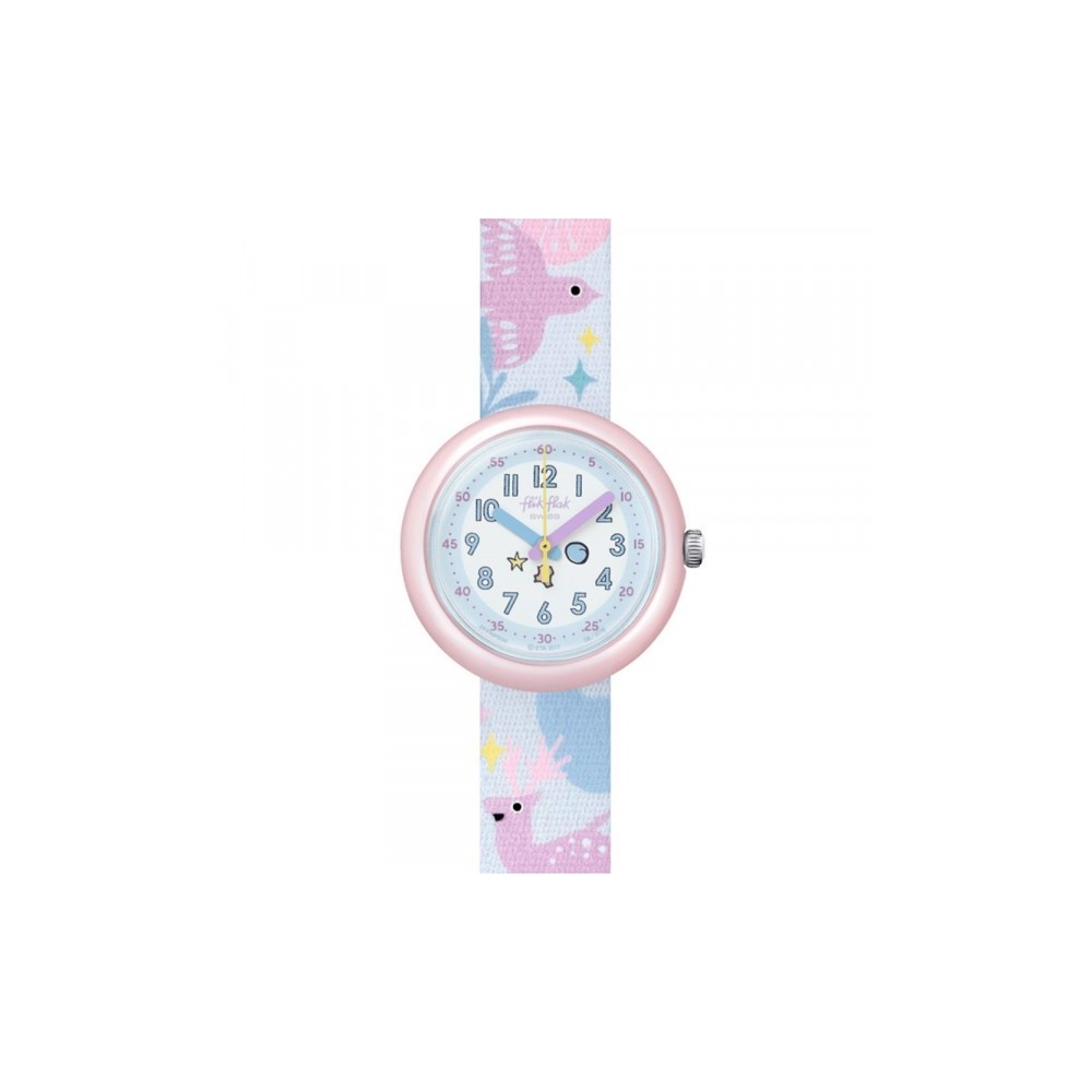 Montre Enfant Flik Flak Magical Forest en Nylon Bleu Ref FPNP030C