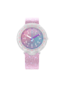 Montre Enfant Flik Flak Pearlaxus en Plastique Rose Ref FCSP107