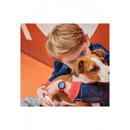 Montre Enfant Flik Flak Orangebrick en Polyuréthane Ref FCSP103