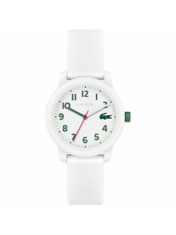 Montre Enfant Lacoste 12.12 Kids en Plastique Blanc Ref 2030039