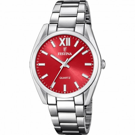 Festina - Montre Femme - Boitier Métal Argenté - Bracelet Métal Argenté - Ref F20622/B