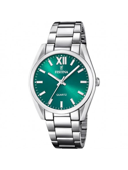 Festina - Montre Femme - Boitier et bracelet Métal Argenté - Ref F20622/C