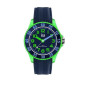 Montre Enfant Ice Watch Cartoon - Boîtier résine Vert - Bracelet Silicone Bleu - Réf. 018931