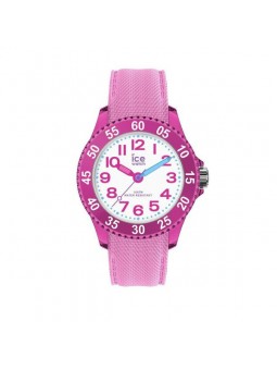 Montre Enfant Ice Watch Cartoon - Boîtier résine Rose - Bracelet Silicone Rose - Réf. 018934