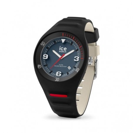 Montre Homme Ice Watch Pierre Leclercq - Boîtier résine Noir - Bracelet Silicone Noir - Réf. 018944