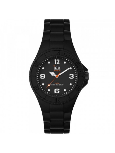 Montre Femme Ice Watch Generation - Boîtier résine Noir - Bracelet Silicone Noir - Réf. 019142