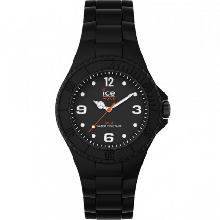 Montre Femme Ice Watch Generation - Boîtier résine Noir - Bracelet Silicone Noir - Réf. 019142