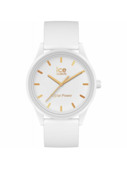 Montre Femme Ice Watch solar power - White gold - Medium  - 3H - Réf. 020301