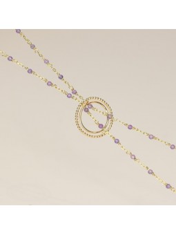 Flowers for Zoé - Collier West Pierres Amethyste