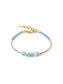 Bracelet Femme Coeur De Lion Geocube Story Minimalistic Or Turquoise - 5042300600