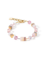 Bracelet Femme Coeur De Lion Geocube Iconic Precious Rose Clair - 4605301920