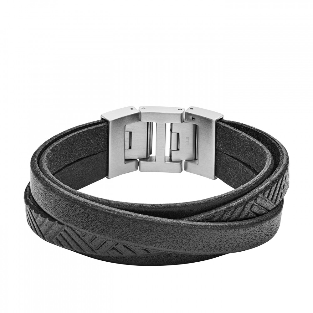 Fossil Vintage Casual - Jf02998040 bracelet acier et cuir