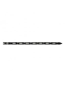 Bracelet Acier Ip Black Et Cable Gris   19.5+1.5Cm 31-0083-N - Marque Phebus  Acier - Couleur Blanc
