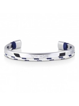 Bracelet Tom Hope Hybrid Bleu Et Acier Tm0437