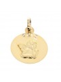 Pendentif Médaille Ange Or Jaune 9K 1010580 - Marque Collection Elsass Bijouterie  Or 375/1000 - Couleur Jaune -