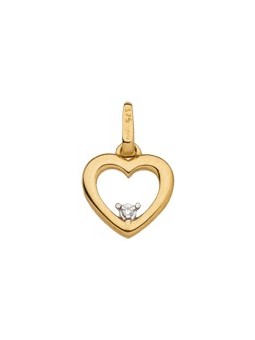 Pendentif Bijou Collection 1007986 1007986 - Marque Collection Elsass Bijouterie  Or 375/1000 - Couleur Bicolore - Diamant