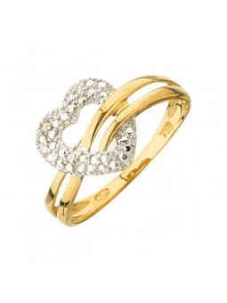Bague Bijou Collection 1001623 1001623 - Marque Collection Elsass Bijouterie  Or 750/1000 - Couleur Jaune - Diamant