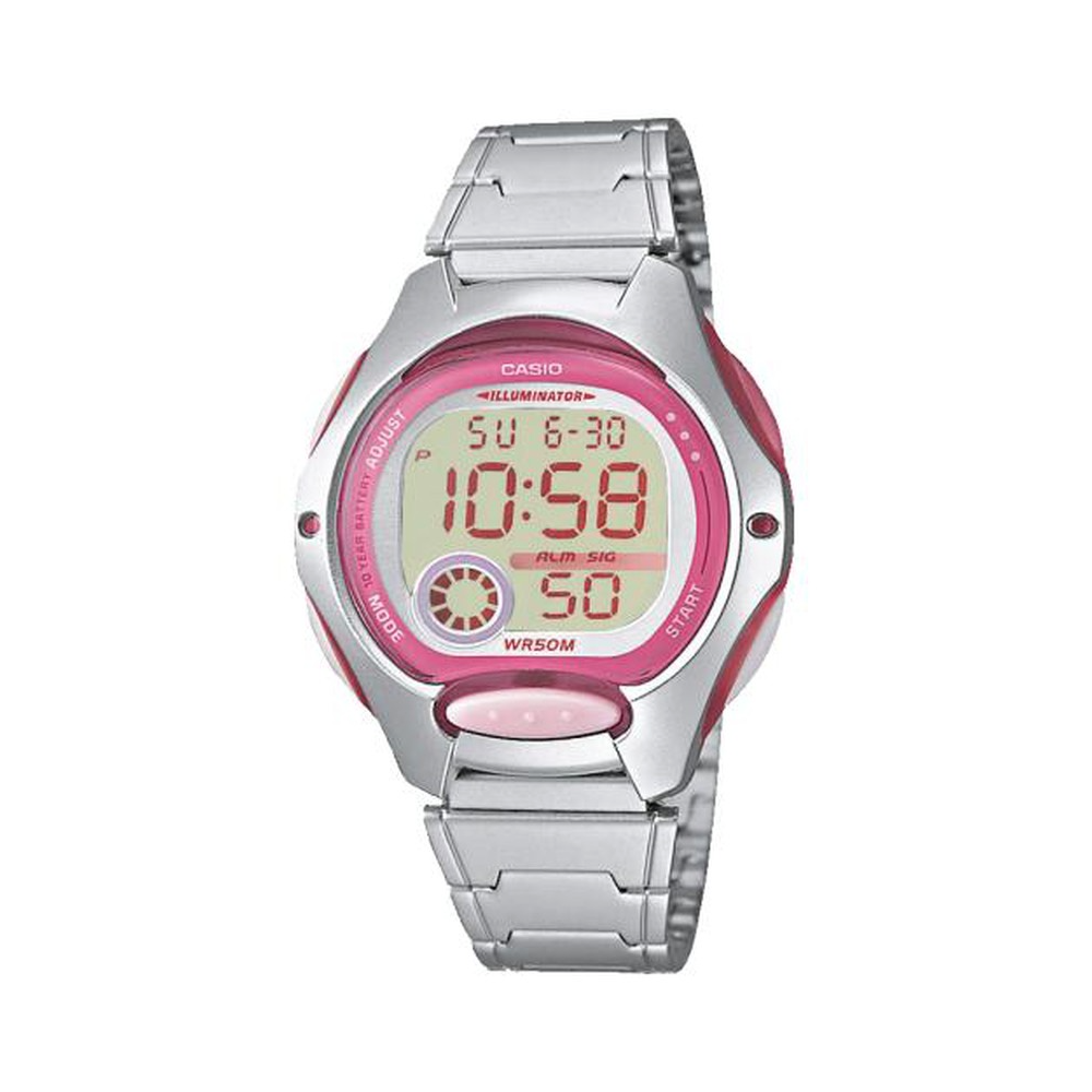 Montre Femme Casio chronographe bracelet Résine LW-200D-4AVEG