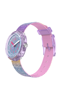 Montre Enfant Flik Flak Shine in Rainbow bracelet PET recyclé FPNP128